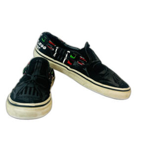 Youth Vans Darth Vader Slip on May the Force Be With You Sz 3 Dark Side